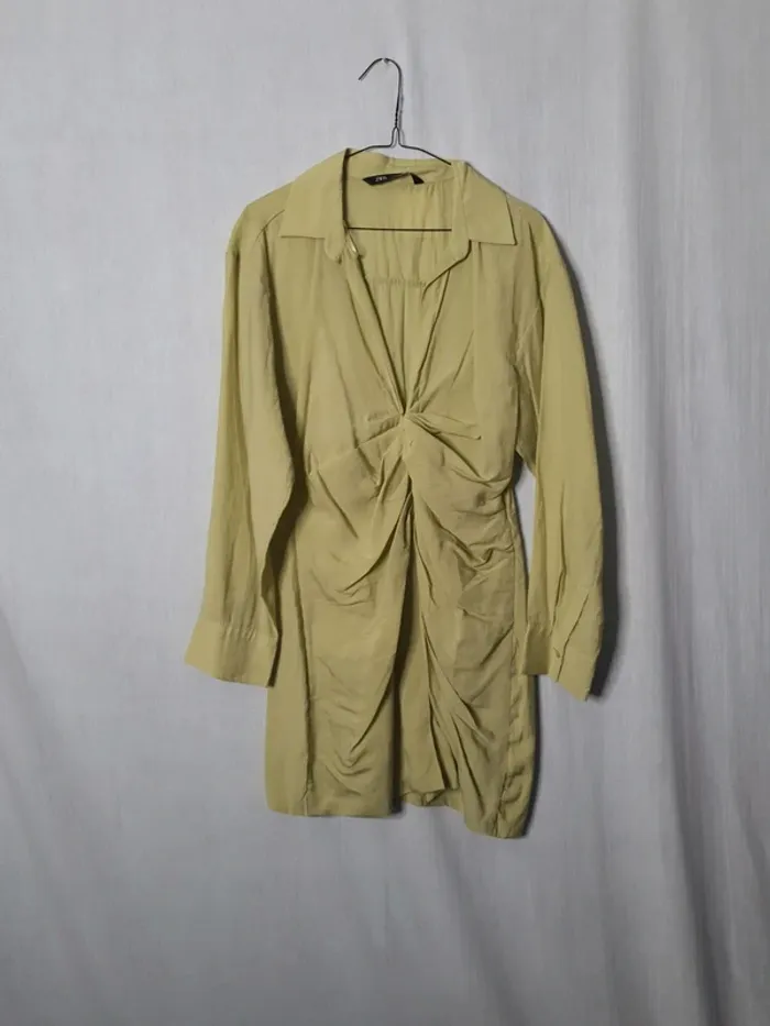 Robe pistache zara