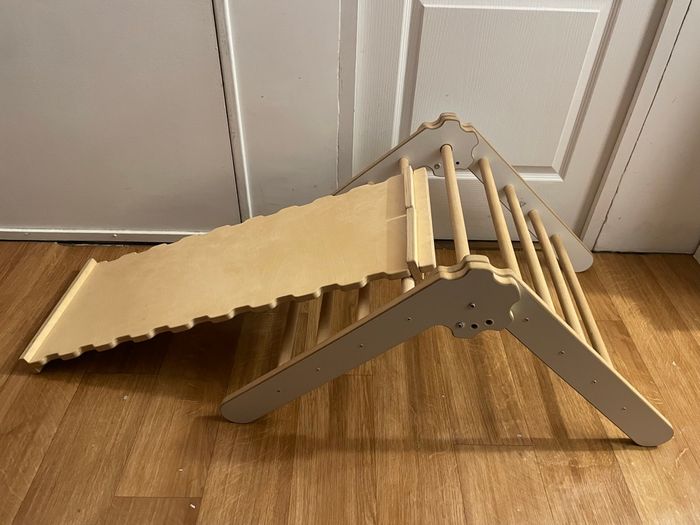 Structure de motricité montessori escalade en bois - photo numéro 2