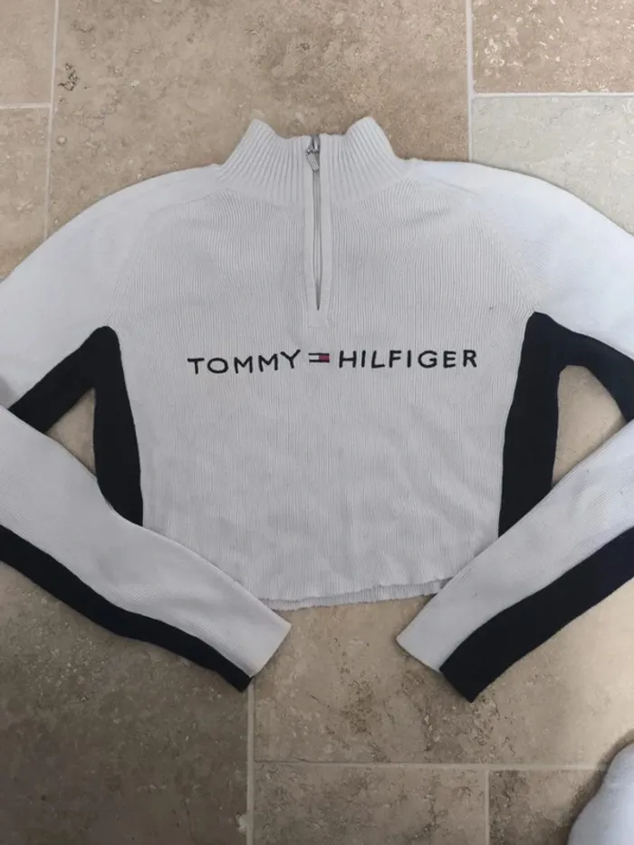 Lots de pull femme Tommy Hilfiger et Ralph Lauren mauvais état - photo numéro 19