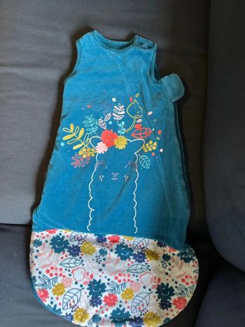 Gigoteuse turbulette pour enfant petit béguin bio