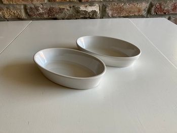 2 plats ovale