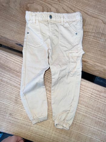 Pantalon cargo taille 3 ans Kiabi beige  jean