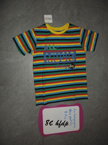 tee shirt la compagnie des petits taille 8 ans