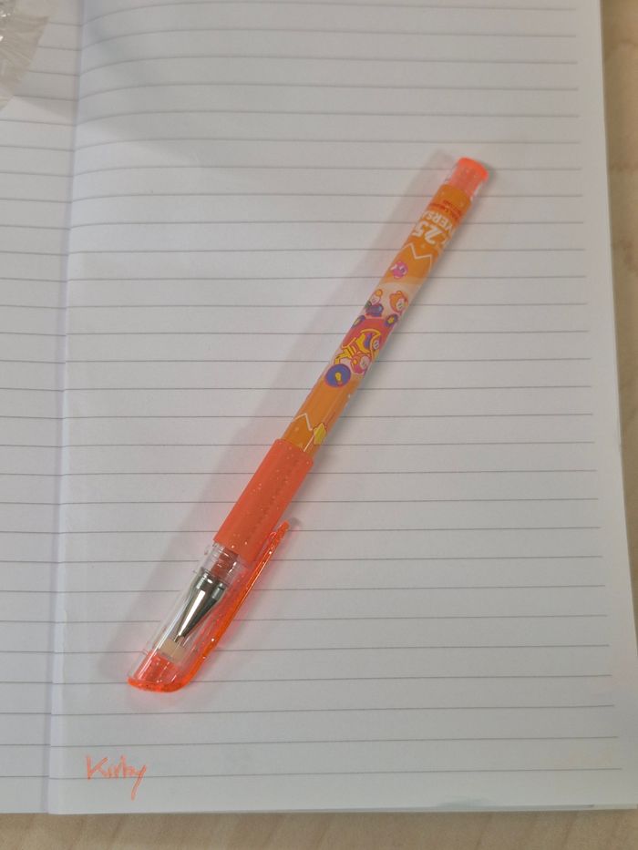 Stylo gel Kirby 25th anniversary orange - photo numéro 6