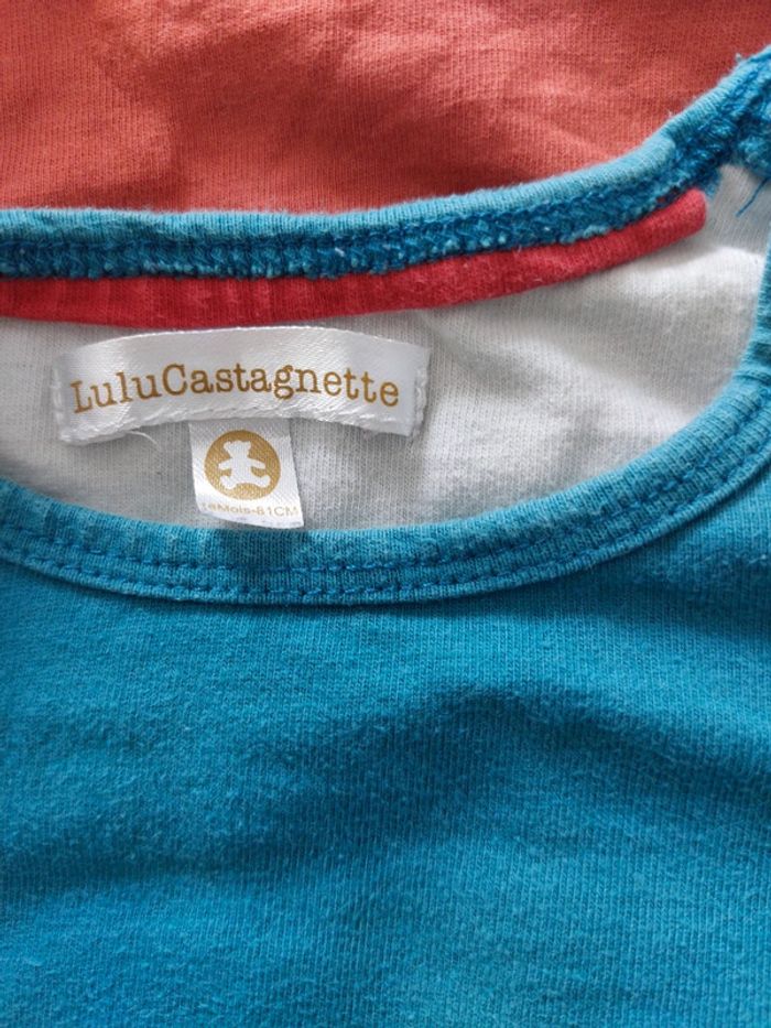 Lot 2 t-shirt manches longues 18 mois (Lulu castagnette et Orchestra) - photo numéro 2