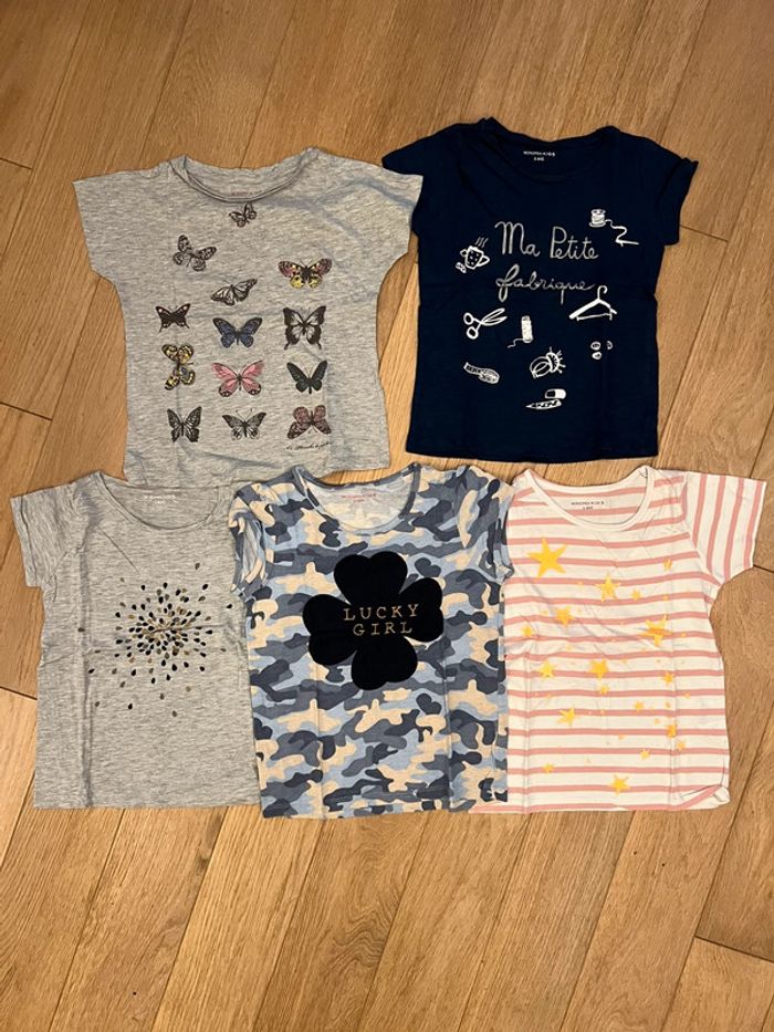 Lot de 21 vêtements printemps été 6 ans fille Monoprix kids très bon état - photo numéro 6
