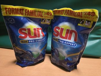 Lot de 2 produits lave vaisselle