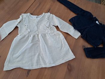 Robe et gilet 18 mois