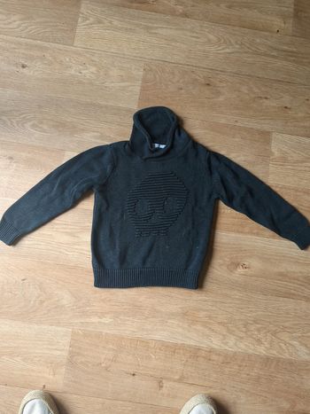 Pull col roulé