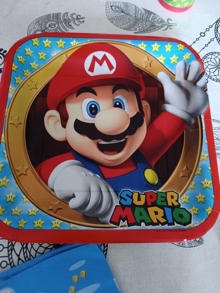 Décoration anniversaire mario - photo numéro 3