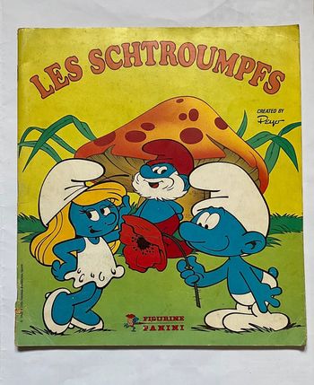 Album Panini Les Schtroumpfs vintage