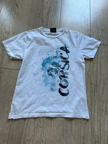 T shirt corse Corsica bleu blanc 10 ans