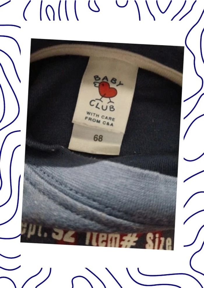 Tee shirt 6 mois C&A - photo numéro 3