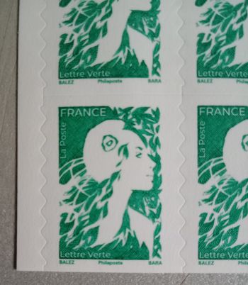 Timbre vert Marianne de l'avenir