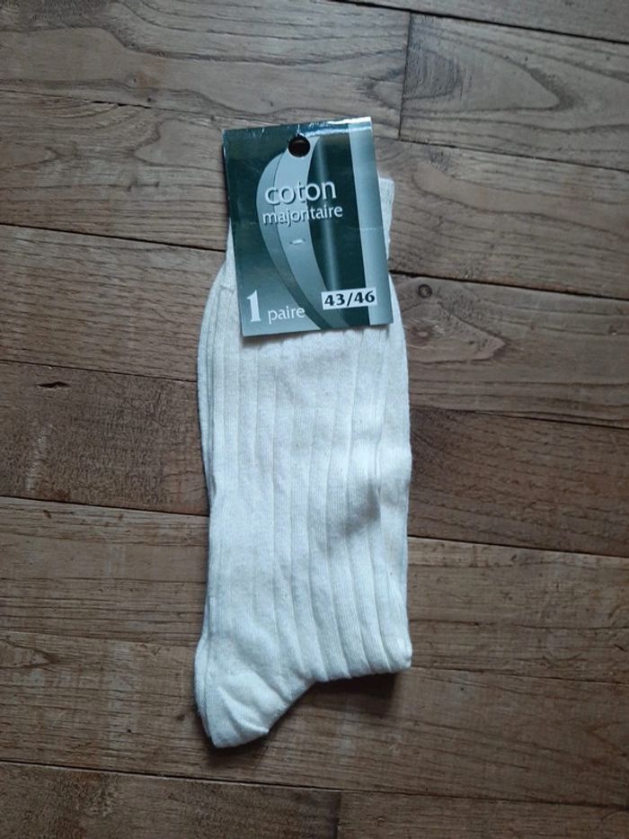 Chaussettes blanches 43/46