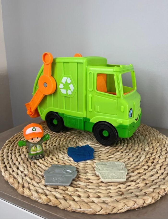 Camion poubelle/recyclage Little people Fisher Price - photo numéro 2