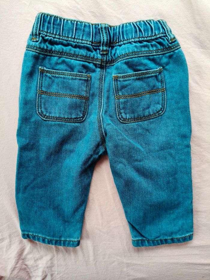 Pantalon Jean garçon TAO bleu 68 cm - photo numéro 3