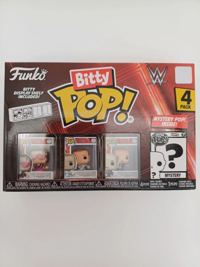 Funko Bitty Pop WWE – Mini figurines collectors – 4 par pack - photo numéro 8
