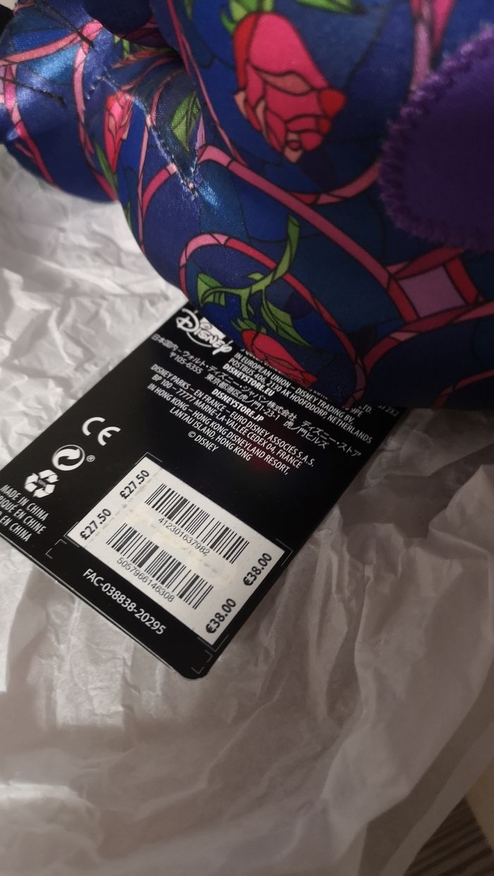 Peluche stitch crashes la belle et la bête - photo numéro 2