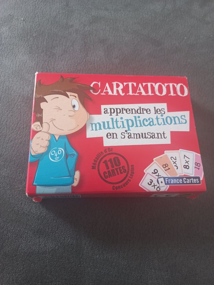 Cartatoto multiplications France cartes