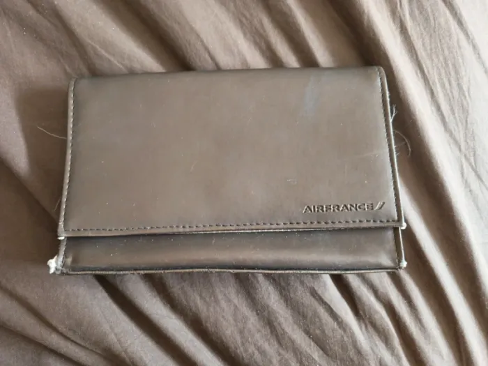 Pochette marron Air France