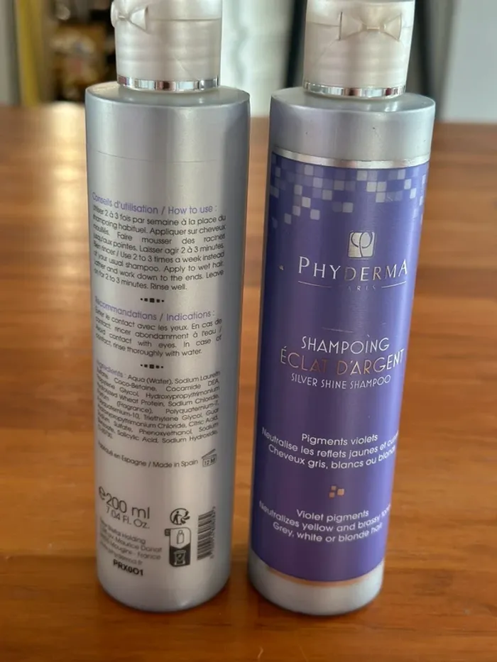 Lot de 2 Shampoing éclat d’argent phyderma - photo numéro 2