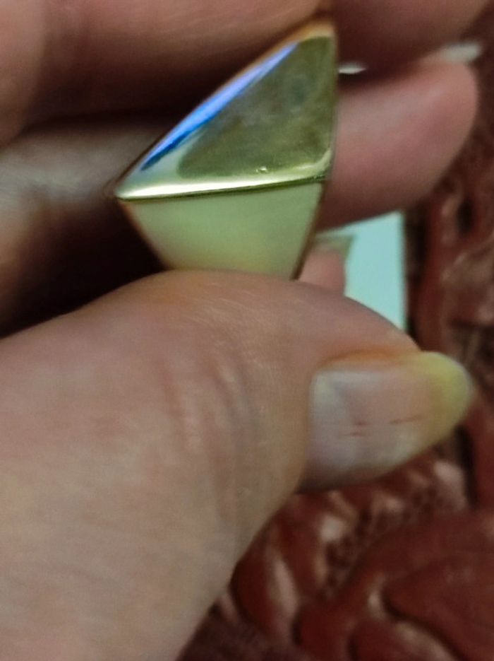 Boucles d'oreilles triangle - photo numéro 12