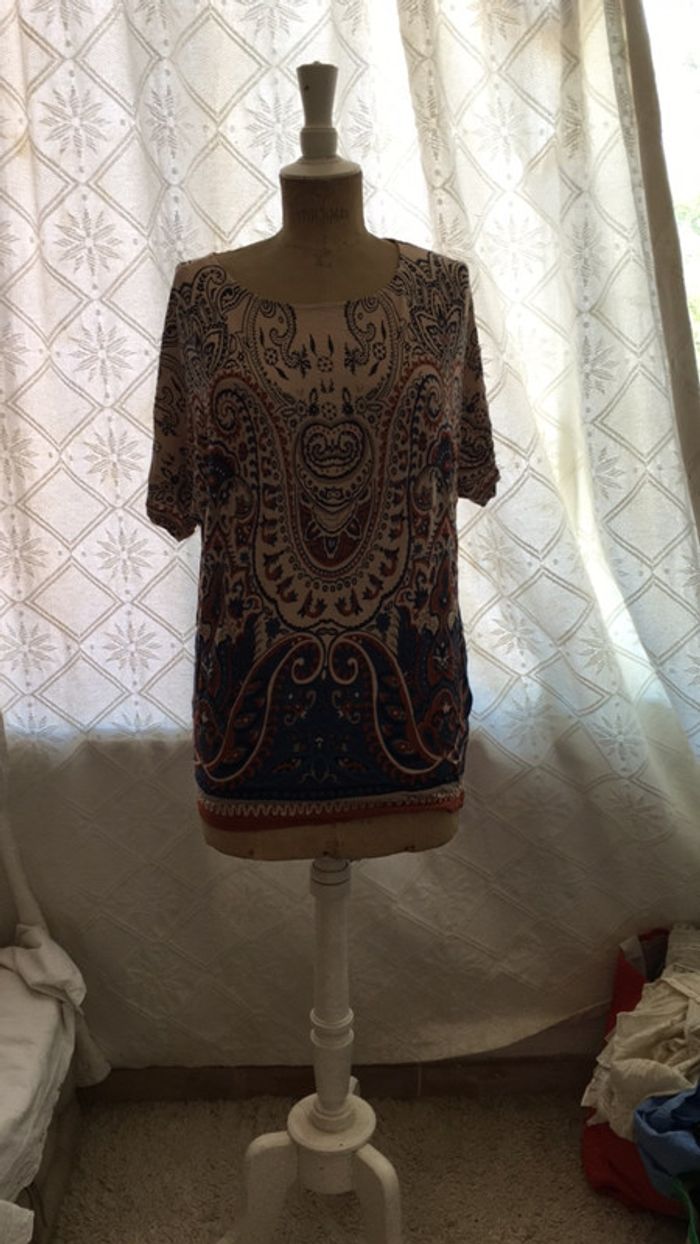 T shirt camaïeu ethnique