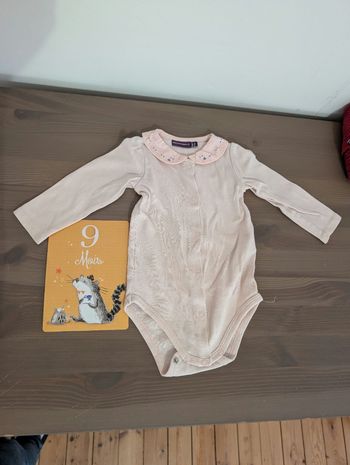 body rose pâle de la marque sergent major en taille 9 mois
