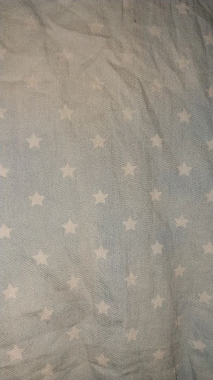 Robe denim/ jean léger bleu clair étoiles très bon état 10 ans - photo numéro 6