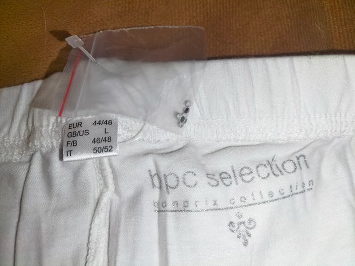 Cycliste blanc strass coeur bpc sélection 44/46 - photo numéro 3