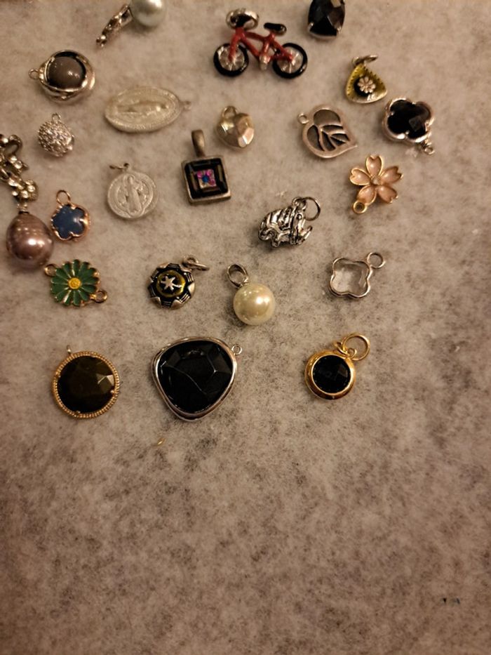 Lot de pendentifs diverses multicolore - photo numéro 7