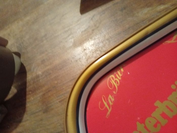 Plateau émaillé vintage kanterbrau - photo numéro 5