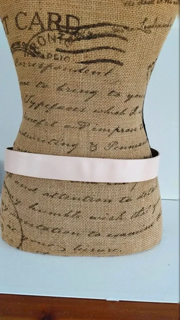 Ceinture rose boucles argenté 90 cm - photo numéro 7