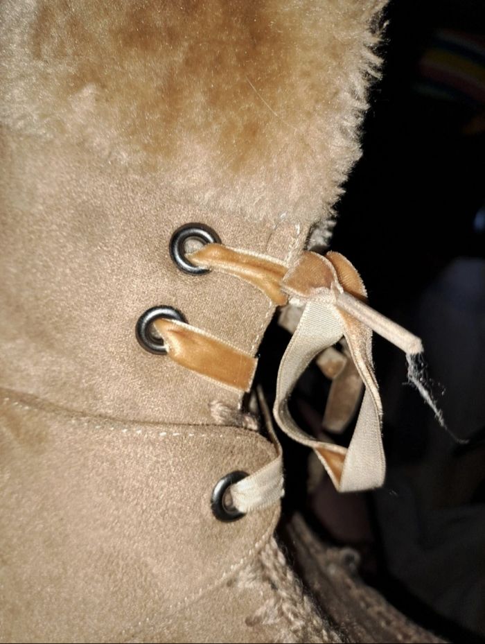 Chaussures  hivernal à moumoute - photo numéro 7