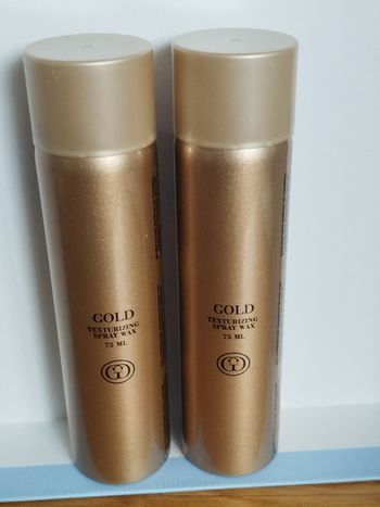 Gold texturizing spray wax 2 x 75 ml