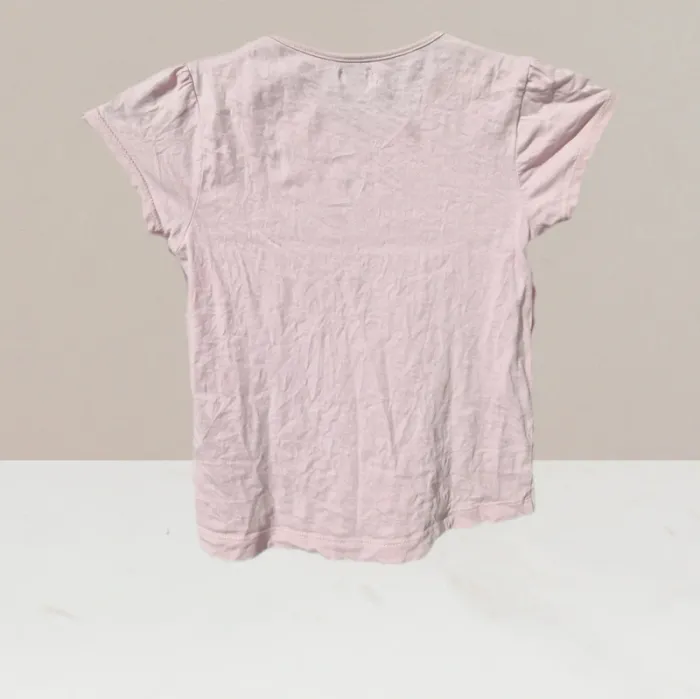 T-shirt uni rose - Kiabi - Taille 4 ans - photo numéro 3