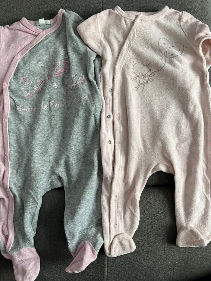 2 pyjamas chaud 6 mois