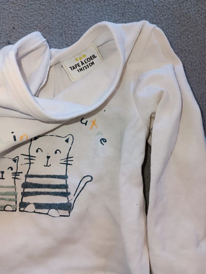 Tee shirt 1 mois - photo numéro 2