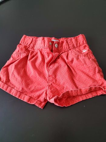 Short rouge 18 mois Obaïbi