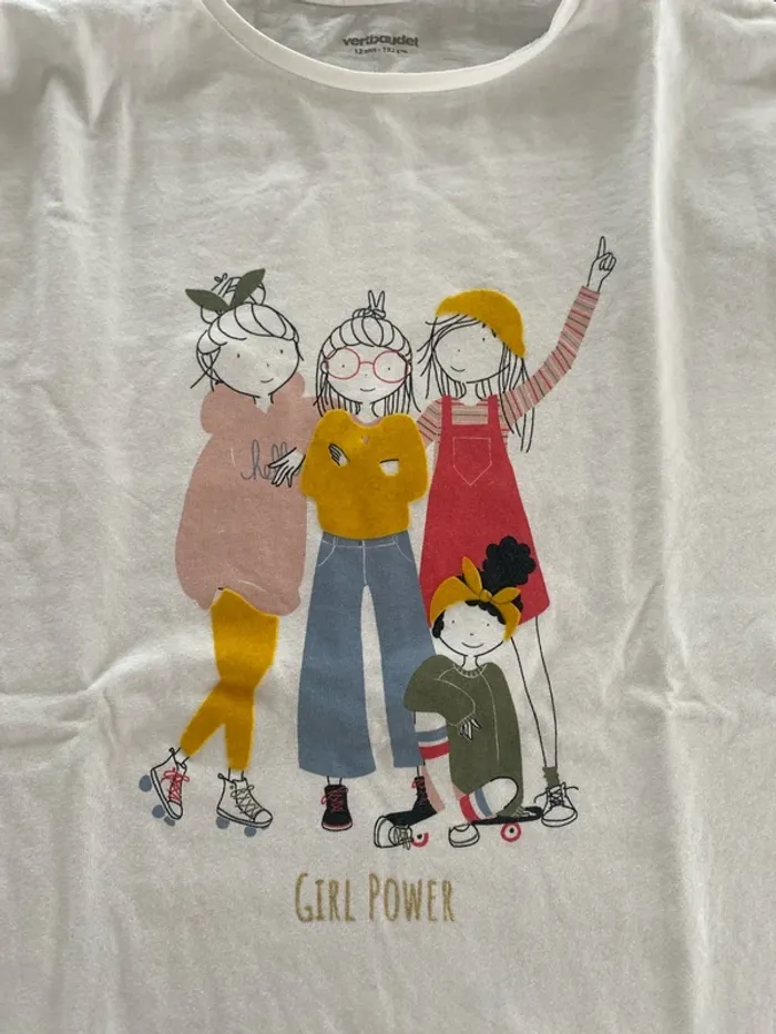 T-shirt blanc Taille 12 ans - photo numéro 7