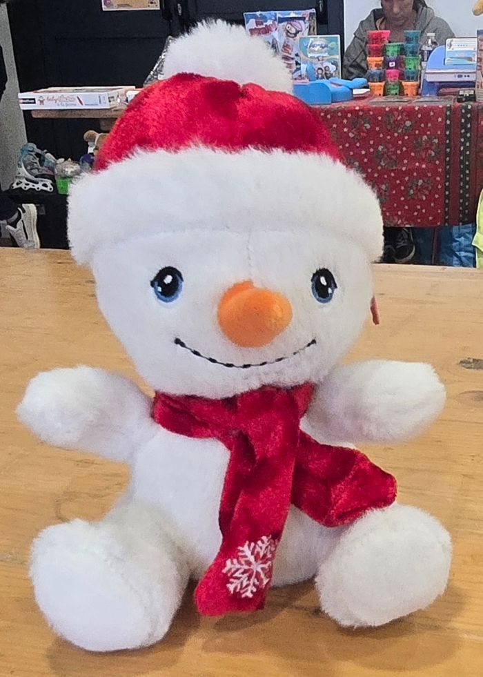 Peluche PF bonhomme de neige - photo numéro 2