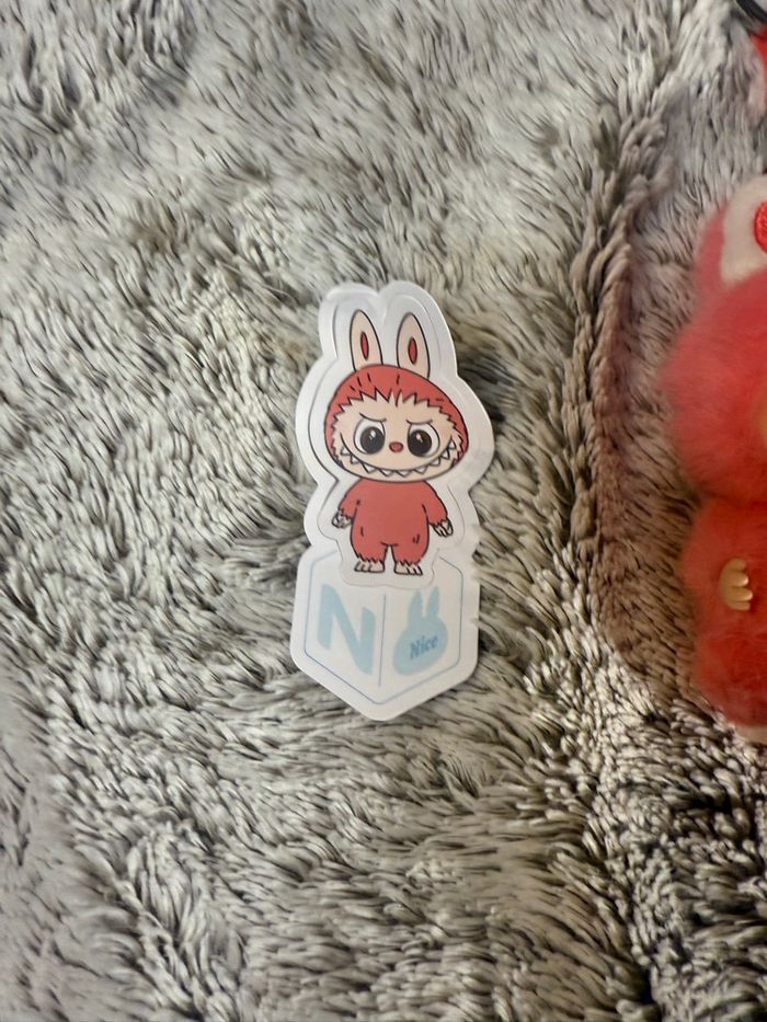 Popmart labubu pin for love lettre N - photo numéro 3