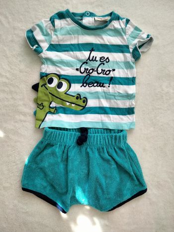 Ensemble short + t shirt