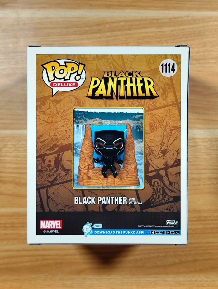 Funko Pop! Deluxe Black Panther With Waterfall #1114 (Marvel Comics) - photo numéro 3