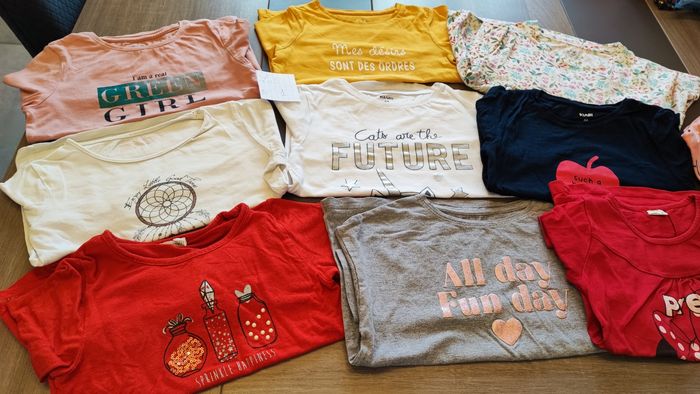 Lot de 10 Tshirt manche longue fille 6 ans 🌺 - photo numéro 3