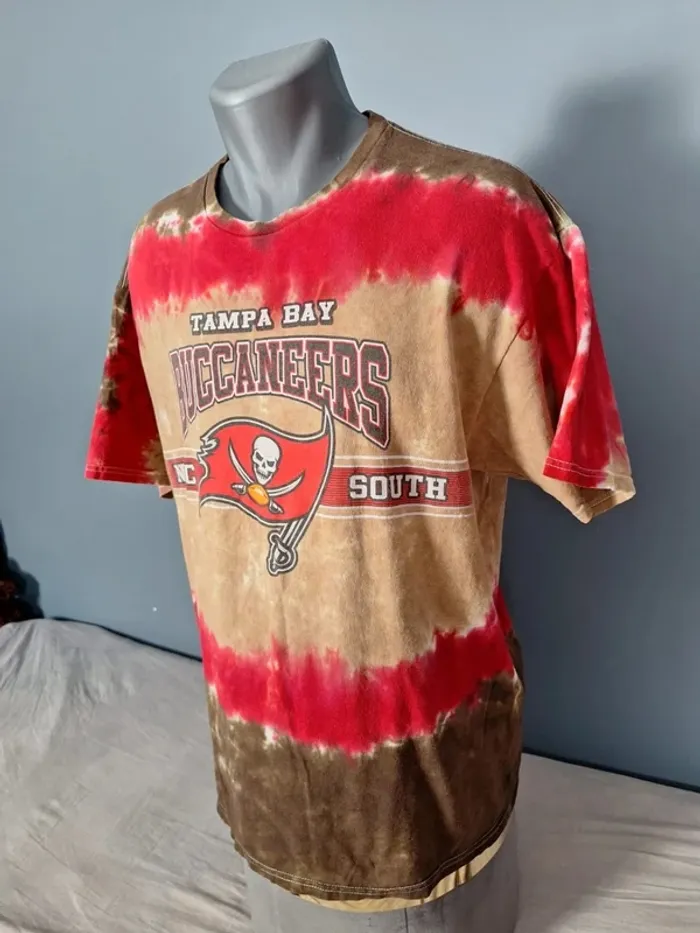 tee shirt /Tie dye nfl homme taille L - Tampa Bay Buccaneers (509) - photo numéro 6