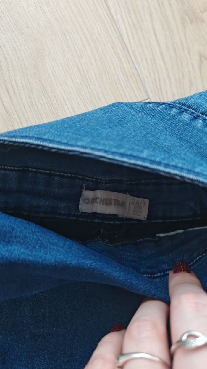 Salopette en jean 3ans orchestra - photo numéro 3