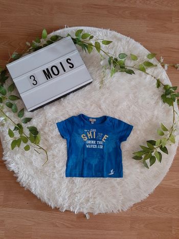 Tee-shirt bleu sunshine