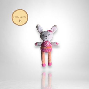Peluche Lapin rose Tex Baby A777